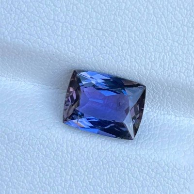 2.80 carats Blue Tanzanite Stone Mix Cushion Cut Natural Tanzanian Gemstone